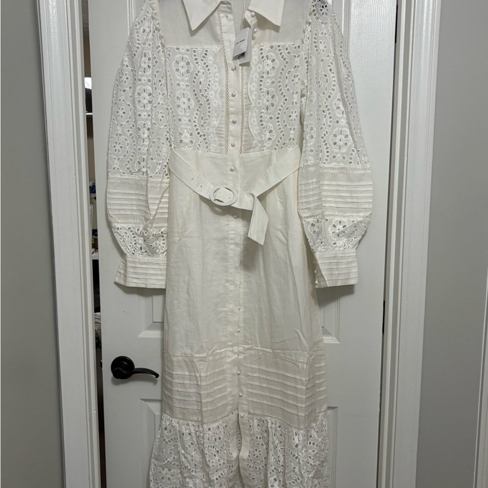 Saint Armont White Lace Dress - Picture 2 of 3